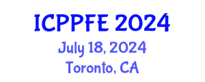 International Conference on Plasma Physics and Fusion Energy (ICPPFE) July 18, 2024 - Toronto, Canada