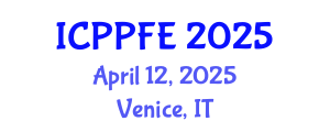 International Conference on Plasma Physics and Fusion Energy (ICPPFE) April 12, 2025 - Venice, Italy