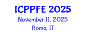 International Conference on Plasma Physics and Fusion Energy (ICPPFE) November 11, 2025 - Rome, Italy