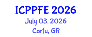 International Conference on Plasma Physics and Fusion Energy (ICPPFE) July 03, 2026 - Corfu, Greece International Conference on Plasma Physics and Fusion Energy (ICPPFE) July 03, 2026 - Corfu, Greece