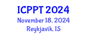 International Conference on Plasma Physics and Technology (ICPPT) November 18, 2024 - Reykjavik, Iceland