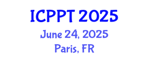 International Conference on Plasma Physics and Technology (ICPPT) June 24, 2025 - Paris, France
