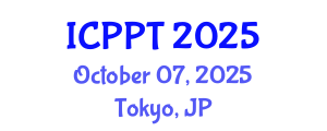International Conference on Plasma Physics and Technology (ICPPT) October 07, 2025 - Tokyo, Japan