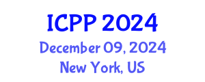 International Conference on Plasma Physics (ICPP) December 09, 2024 - New York, United States