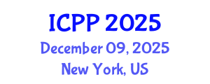 International Conference on Plasma Physics (ICPP) December 09, 2025 - New York, United States