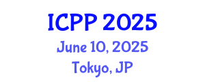 International Conference on Plasma Physics (ICPP) June 10, 2025 - Tokyo, Japan