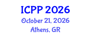 International Conference on Plasma Physics (ICPP) October 21, 2026 - Athens, Greece