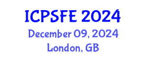 International Conference on Plasma Science and Fusion Engineering (ICPSFE) December 09, 2024 - London, United Kingdom
