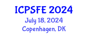 International Conference on Plasma Science and Fusion Engineering (ICPSFE) July 18, 2024 - Copenhagen, Denmark
