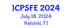 International Conference on Plasma Science and Fusion Engineering (ICPSFE) July 18, 2024 - Helsinki, Finland