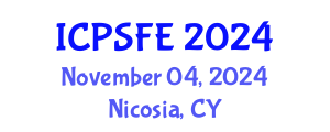 International Conference on Plasma Science and Fusion Engineering (ICPSFE) November 04, 2024 - Nicosia, Cyprus