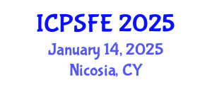 International Conference on Plasma Science and Fusion Engineering (ICPSFE) January 14, 2025 - Nicosia, Cyprus