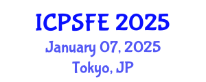 International Conference on Plasma Science and Fusion Engineering (ICPSFE) January 07, 2025 - Tokyo, Japan