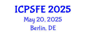 International Conference on Plasma Science and Fusion Engineering (ICPSFE) May 20, 2025 - Berlin, Germany