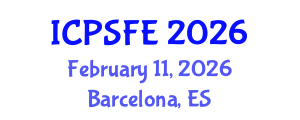 International Conference on Plasma Science and Fusion Engineering (ICPSFE) February 11, 2026 - Barcelona, Spain