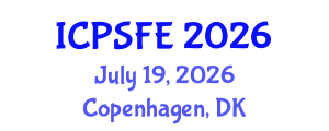 International Conference on Plasma Science and Fusion Engineering (ICPSFE) July 19, 2026 - Copenhagen, Denmark