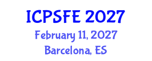 International Conference on Plasma Science and Fusion Engineering (ICPSFE) February 11, 2027 - Barcelona, Spain International Conference on Plasma Science and Fusion Engineering (ICPSFE) February 11, 2027 - Barcelona, Spain