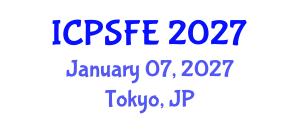 International Conference on Plasma Science and Fusion Engineering (ICPSFE) January 07, 2027 - Tokyo, Japan International Conference on Plasma Science and Fusion Engineering (ICPSFE) January 07, 2027 - Tokyo, Japan