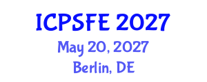 International Conference on Plasma Science and Fusion Engineering (ICPSFE) May 20, 2027 - Berlin, Germany International Conference on Plasma Science and Fusion Engineering (ICPSFE) May 20, 2027 - Berlin, Germany