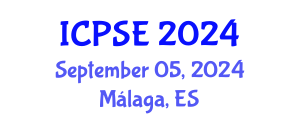 International Conference on Plasma Surface Engineering (ICPSE) September 05, 2024 - Málaga, Spain