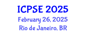 International Conference on Plasma Surface Engineering (ICPSE) February 26, 2025 - Rio de Janeiro, Brazil