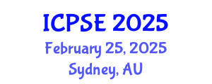 International Conference on Plasma Surface Engineering (ICPSE) February 25, 2025 - Sydney, Australia