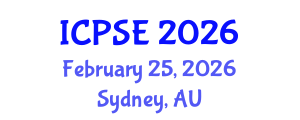 International Conference on Plasma Surface Engineering (ICPSE) February 25, 2026 - Sydney, Australia