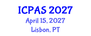 International Conference on Plastic and Aesthetic Surgery (ICPAS) April 15, 2027 - Lisbon, Portugal International Conference on Plastic and Aesthetic Surgery (ICPAS) April 15, 2027 - Lisbon, Portugal