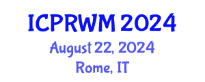 International Conference on Plastic Recycling and Waste Management (ICPRWM) August 22, 2024 - Rome, Italy