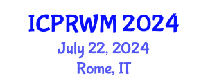 International Conference on Plastic Recycling and Waste Management (ICPRWM) July 22, 2024 - Rome, Italy