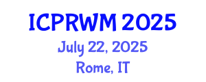 International Conference on Plastic Recycling and Waste Management (ICPRWM) July 22, 2025 - Rome, Italy