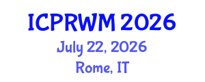 International Conference on Plastic Recycling and Waste Management (ICPRWM) July 22, 2026 - Rome, Italy