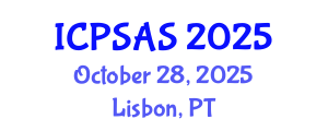 International Conference on Plastic Surgery and Aesthetic Surgery (ICPSAS) October 28, 2025 - Lisbon, Portugal