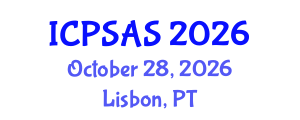 International Conference on Plastic Surgery and Aesthetic Surgery (ICPSAS) October 28, 2026 - Lisbon, Portugal