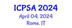 International Conference on Plastic Surgery and Aesthetics (ICPSA) April 04, 2024 - Rome, Italy