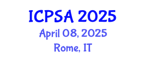 International Conference on Plastic Surgery and Aesthetics (ICPSA) April 08, 2025 - Rome, Italy