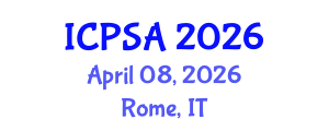 International Conference on Plastic Surgery and Aesthetics (ICPSA) April 08, 2026 - Rome, Italy