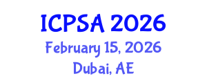 International Conference on Plastic Surgery and Aesthetics (ICPSA) February 15, 2026 - Dubai, United Arab Emirates