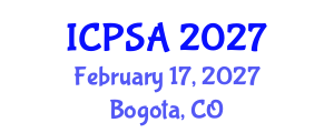 International Conference on Plastic Surgery and Aesthetics (ICPSA) February 17, 2027 - Bogota, Colombia International Conference on Plastic Surgery and Aesthetics (ICPSA) February 17, 2027 - Bogota, Colombia
