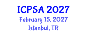 International Conference on Plastic Surgery and Aesthetics (ICPSA) February 15, 2027 - Istanbul, Turkey International Conference on Plastic Surgery and Aesthetics (ICPSA) February 15, 2027 - Istanbul, Turkey