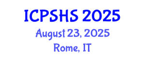 International Conference on Plastic Surgery and Hand Surgery (ICPSHS) August 23, 2025 - Rome, Italy