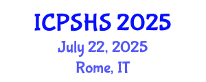 International Conference on Plastic Surgery and Hand Surgery (ICPSHS) July 22, 2025 - Rome, Italy