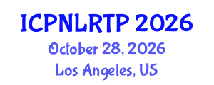 International Conference on Play-Based Learning, Rough and Tumble Play (ICPNLRTP) October 28, 2026 - Los Angeles, United States