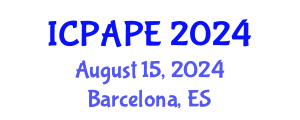 International Conference on Poaching and Anti-Poaching Efforts (ICPAPE) August 15, 2024 - Barcelona, Spain