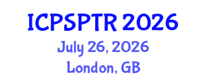 International Conference on Police Studies, Policing Theory and Research (ICPSPTR) July 26, 2026 - London, United Kingdom