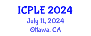 International Conference on Policing and Law Enforcement (ICPLE) July 11, 2024 - Ottawa, Canada