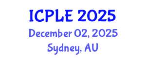 International Conference on Policing and Law Enforcement (ICPLE) December 02, 2025 - Sydney, Australia