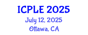 International Conference on Policing and Law Enforcement (ICPLE) July 12, 2025 - Ottawa, Canada