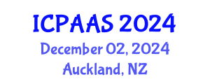 International Conference on Political and Administrative Sciences (ICPAAS) December 02, 2024 - Auckland, New Zealand