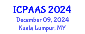 International Conference on Political and Administrative Sciences (ICPAAS) December 09, 2024 - Kuala Lumpur, Malaysia